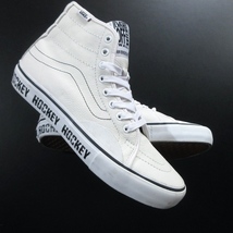 【VANS バンズ × HOCKEY】レア品◎ FUCKING AWESOME SK8-HI ホワイトレザー US9!! （ULTRA CUSH）_画像3