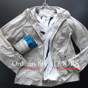 【Ordinary fits オーディナリーフィッツ × DOORS アーバンリサーチ】１０年後も着ていたい服◎ 別注 コラボ ダブルジップ パーカー!!