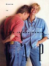 【GAP ギャップ】90年代 ヴィンテージ リネンレーヨン バンドカラーシャツ 大きいサイズ!! （90s vintage 麻レーヨン 着心地◎）_画像9