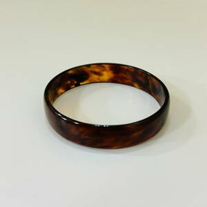 [GSA-268] tortoise shell tortoise shell bangle accessory jewelry Brown tea color lady's men's unisex small articles fashion 