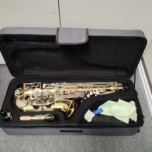 [B-14006]1 jpy start BERKELEY Burke re- alto saxophone BA40095 wind instruments musical instruments hard case attaching Jazz pops 
