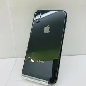 【IK-28132】1円～ iphoneX 256GB MQC12J/A 判定〇 SIMロック解除済み(docomo) バッテリー修理(79%) IMEI：353019090486690 液晶黒抜け