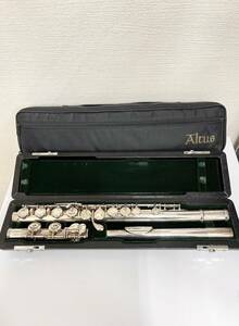 【SYC-4280】Altus フルート A1107 SILVER 958刻印 銀製 管楽器 アルタス ケース付き シルバー 状態写真参照 中古 保管品