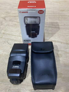 [12-82]CANON Canon SPEEDLITE 420 EX PROFESSIONAL strobo operation not yet verification long-term keeping goods junk 