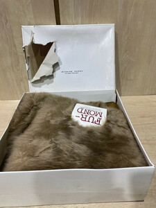 【１３－３４】INTERIOR GOODS ムートン ラグ FUR-MOND Sx1.5 オーストラリア産 RF2513 タグ付き 長期保管品 現状品