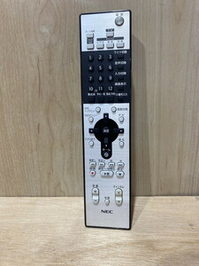 【１４－７０】NEC　パソコン　PC用リモコン　リモコン　853-410095-008-A　赤外線確認OK　中古品