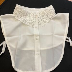  attaching collar race white white wonderful attaching collar blouse new goods suit also casual also te-to