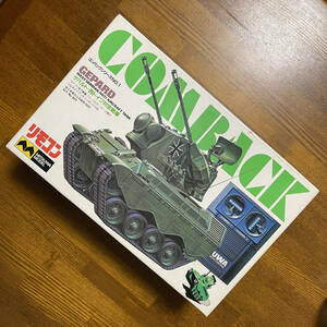 [ box opinion attaching! Junk : finished .. goods ] MITSUWAmitsuwamo Delco n back series NO.1 GEPARDge Pal do* west Germany anti-aircraft tank remote control No.931