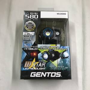 sy116 送料無料！未使用品 ジェントス GENTOS ダブルスター LEDヘッドライト WS-243HD