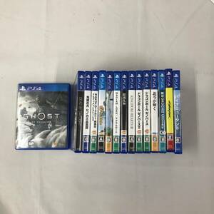 gy264 送料無料！PS4 ソフト まとめ 15本セット サイバーパンク2077 ゴーストオブツシマ キングダムハーツIII 銀魂乱舞 北斗が如く 等