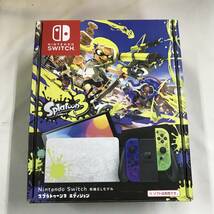 gy330 送料無料！動作品 ニンテンドー Nintendo Switch 本体 スプラトゥーン3 エディション 有機ELモデル_画像1