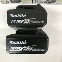 sy342 送料無料！美品 2点セット makita マキタ 18V 6.0Ah リチウムイオンバッテリー BL1860B 残量表示付_画像4