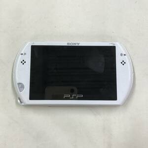 gy181 送料無料！画面ヤケ有り動作品 SONY ソニー PSP-N1000 PlayStation Portable go パールホワイト 本体のみ 8GBSDカード付き