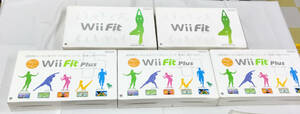 gy378 送料無料！現状品 5点セット 任天堂 ニンテンドー Nintendo Wii Fit×2 Wii Fit plus×3