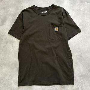 Carhartt カーハート　刺繍ロゴ　Tシャツ　半袖　古着　ストリート