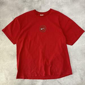 00s NIKE ナイキ　センターロゴ　半袖　Tシャツ　古着　ストリート