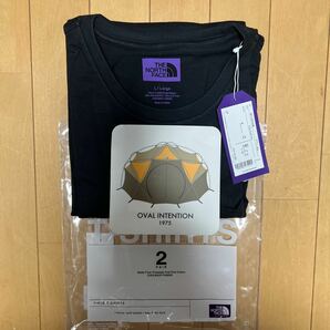 送料無料 THE NORTH FACE PURPLE LABEL (ノースフェイス パープルレーベル) Pack Field Tee 2枚組、ステッカーサービス（新品）