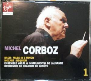 ★極稀3CD★Michael Corboz Lansanne Geneve Bach Mass B minor Mozart Requiem コルボ ローザンヌ ジュネーヴ バッハ モーツァルト ミサ