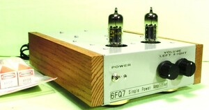  original work final product [6FQ7Single Ended Power Amplifier] Compatible bru specification TYPE-2 width board attaching 