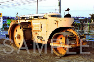 [ construction machinery photograph ] Watanabe machine industry 001 road roller 