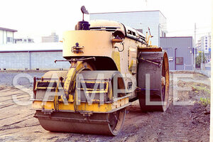 [ construction machinery photograph ] Watanabe machine industry 013 road roller 