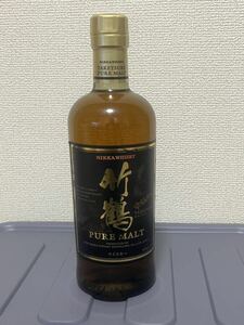 ニッカ ウイスキー 竹鶴 ピュアモルト 旧ラベル　NIKKA PURE MALT WHISKY