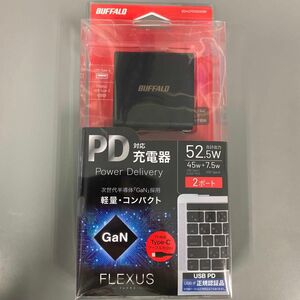 BUFFALO PC用USB電源アダプター　PD対応充電器　FLEXUS 