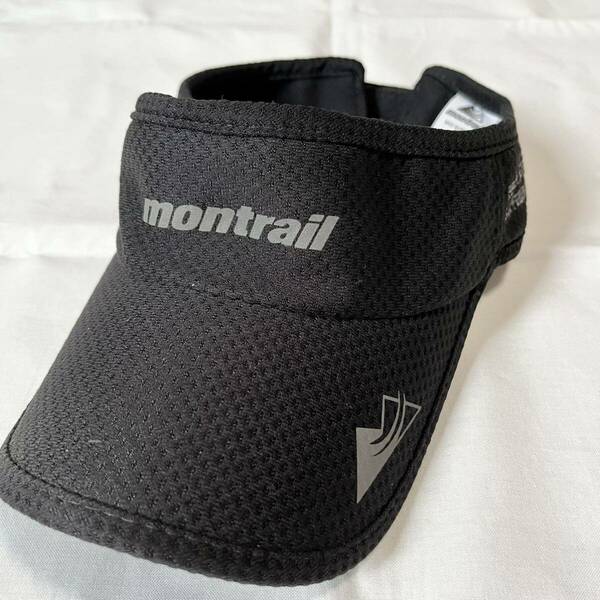 montrail モントレイル　サンバイザー　帽子　ランニングキャップ　トレイルランニング　マラソン　コロンビア トレラン　黒