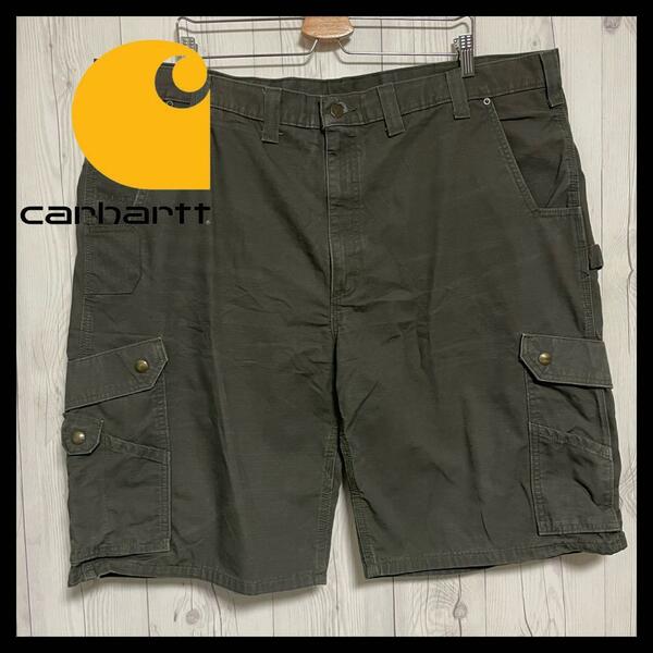 ◆ Carhartt ◆ カーハート ショートパンツ ハーフパンツ カーキ 短パン ワークパンツ