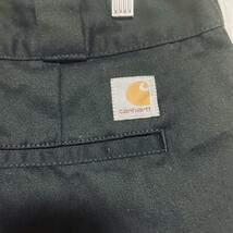 ◆ Carhartt ◆ カーハート ショートパンツ ハーフパンツ ブラック ワークパンツ 黒_画像7