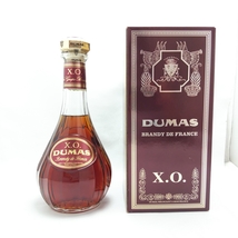 B24-1062 DUMAS X.O. デュマ XO ピュア グレープ ブランデー 700ml 40% フランス 洋酒 古酒 箱付き 未開栓_画像1