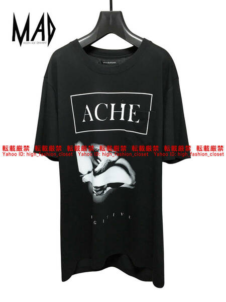 【送料無料】美品 Moonage Devilment ACHE プリントT 44 ムーンエイジデビルメントmad清春moon age devilment メンズ Tシャツ カットソー