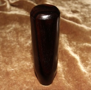 木製シフトノブ(材質：縞黒檀）8ｘ1.25mm（RD-34.8D114.2L)