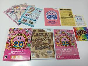 Wii 星のカービィ20周年スペシャルコレクション(星のカービィ、夢の泉の物語、2、スーパーデラックス、3、ニンテンドウ64版) 即決
