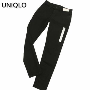 【新品 21SS】 UNIQLO ユニクロ ウルトラ ストレッチ スキニー フィット デニム パンツ ジーンズ Sz.30　メンズ 黒 未使用　C4B01902_4#R