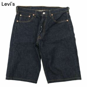 Levi's 501 リーバイス 501-01 春夏 インディゴ★ デニム ショート パンツ ジーンズ Sz.32 メンズ C4B01928_4#Pの画像1