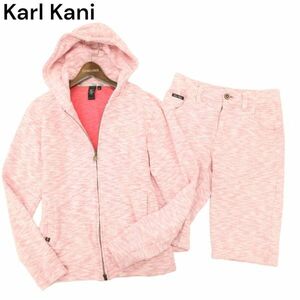 Karl Kani Karl Kani s Rav обратная сторона шерсть * тренировочный Zip f-ti- Parker & шорты выставить Sz.M мужской C4T04355_5#M