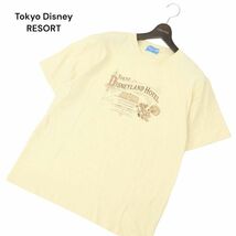 【新品 未使用】 Tokyo Disney RESORT 東京ディズニーリゾート ディズニーランドホテル限定 半袖 Tシャツ Sz.LL　メンズ　C4T04267_5#D_画像1