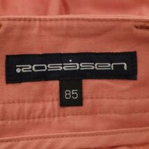 ROSASEN ロサーセン 春夏 ロゴタグ★ ストレッチ スラックス ショート パンツ Sz.85　メンズ ゴルフ　C4B02063_5#P_画像7