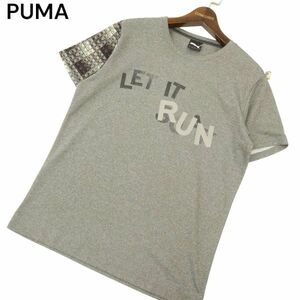 PUMA by MIHARA YASUHIRO プーマ ミハラヤスヒロ 春夏 【LET IT RUN】半袖 メッシュ ランニング Tシャツ Sz.M　メンズ 　C4T04375_5#A