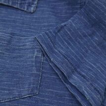 SCOTCH&SODA スコッチ&ソーダ 春夏 INDIGO SRECIALS インディゴ ダメージ加工★ 半袖 ポロシャツ Sz.S　メンズ　C4T04268_5#D_画像3