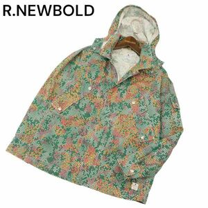 R.NEWBOLD ポールスミス 通年 ドッド デザイン 総柄★ フード着脱可 ジップ ブルゾン ジャケット Sz.M　メンズ　C4T04492_5#O