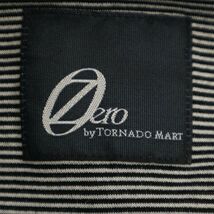 Zero by TORNADOMART トルネードマート 通年 返し襟★ スリム カット ジャケット Sz.L　メンズ 日本製　C4T04506_5#O_画像5