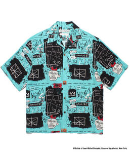 WACKOMARIA JEAN-MICHEL BASQUIAT S/S HAWAIIAN SHIRT ワコマリア アロハ シャツ バスキア レオパード ブルーノート ハイタイムズ M