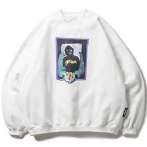 TIGHTBOOTH BAIKIN CREW SWEAT TRKB タイトブース ジャケット パーカー スウェット KILLER BONG ダウンベスト キラーボング WHT L_画像3