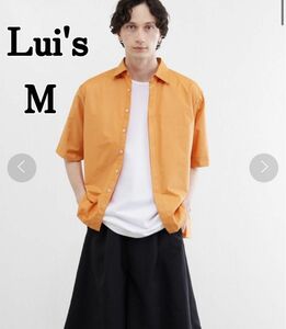 Lui's colorシャツ M 半袖シャツ オーバーサイズ ルイス オレンジ
