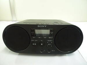 ＭＭ240514　ＳＯＮＹ　ＣＤラジオ　ＺＳ-Ｓ40　ブラック　ジャンク　要修理