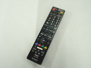 ＭＭ240521　シャープ　テレビリモコン　ＡＱＵＯＳ　ＧＢ214ＳＤ