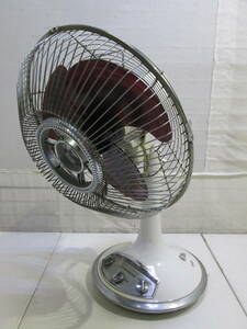 YK240509 National National F-30EZ electric fan 3 sheets wings root 30. Showa Retro necessary repair 