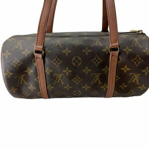 ルイヴィトン LOUIS VUITTON パピヨン 筒型 ハンドバッグ ポーチ付きモノグラムの画像4